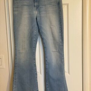 Mother Sky Blue Denim Pants